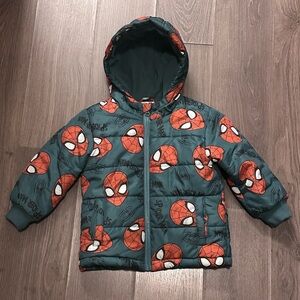 Kid’s Marvel Spiderman Puffer Jacket